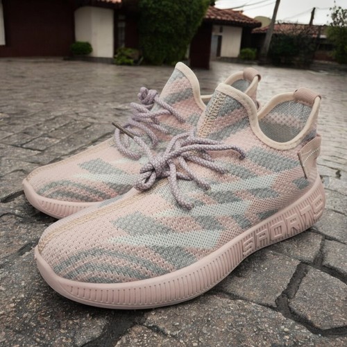 Leichte Damen-Slipper Mesh-Laufschuhe atmungsaktiv Walking-Sneaker UK - Bild 10 von 60