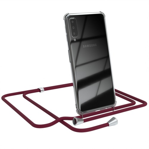 EAZY CASE do Samsung Galaxy A7 2018 Etui z paskiem Łańcuszek na telefon komórkowy Komórka Zawieszenie - Zdjęcie 8 z 27