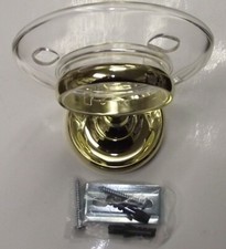 Taymor 04-PB7905 Maxwell Toothbrush  Tumbler Holder Polished Brass