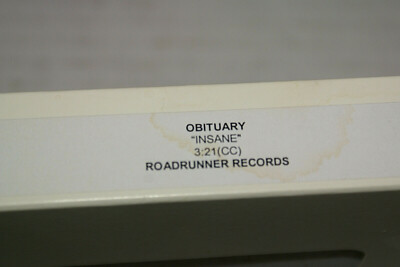 Obituary Insane Rare 2005 Promotional Ntsc Vhs Video Roadrunner