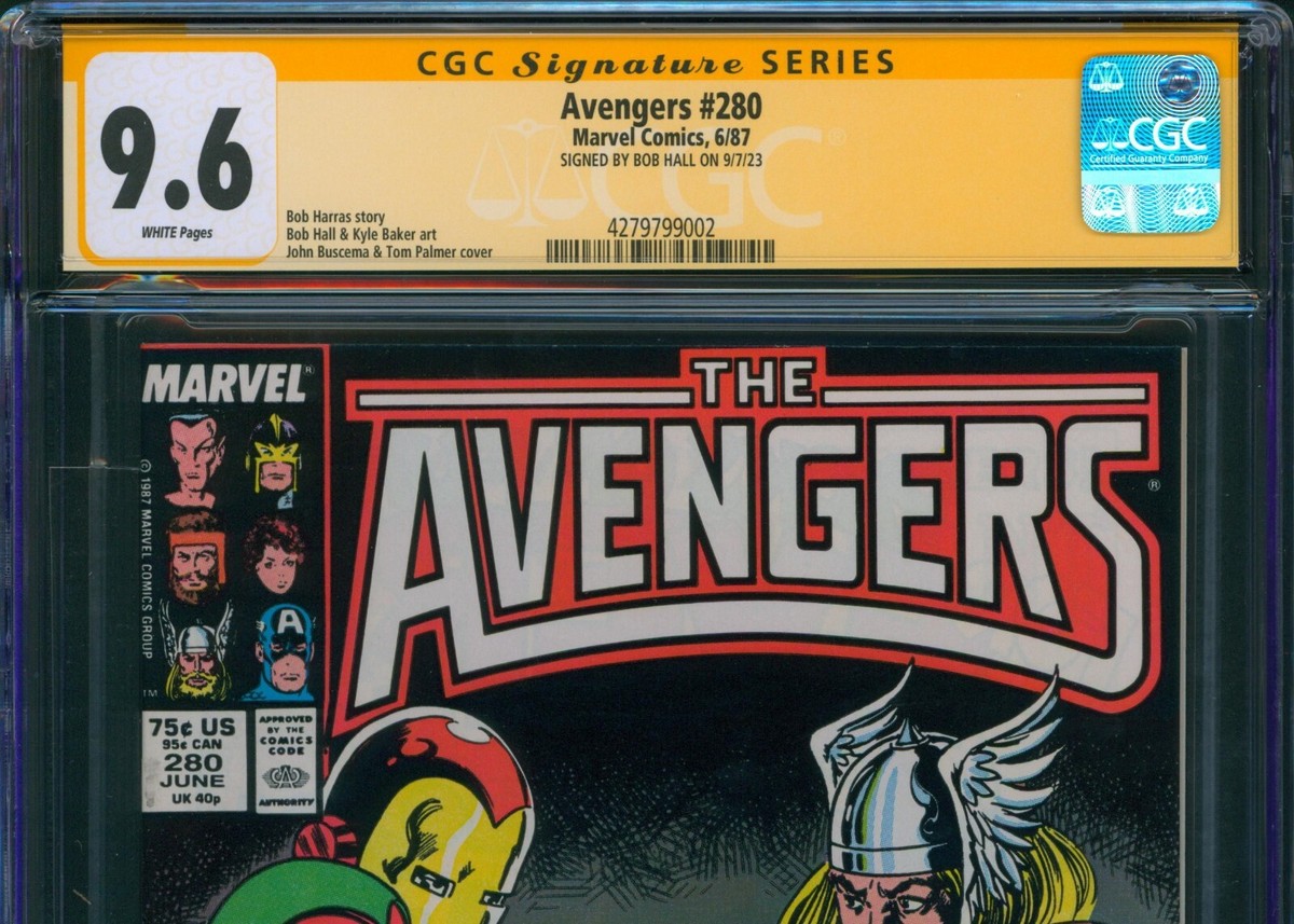 Avengers #280 CGC 9.6 6/87 4279799002 - signed by Bob Hall | eBay