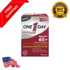 One A Day Proactive 65 Plus Multivitamins Supplement 150 Tablets Men Women 65+