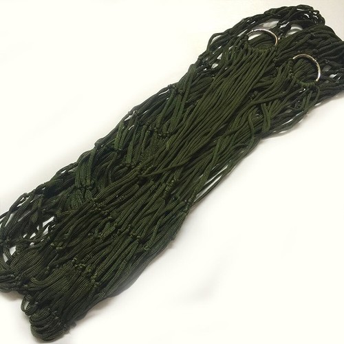 Camping Hammock Mesh Net Swing Bed Outdoor Indoor Rope Hammocks Swing Many - Picture 15 of 21