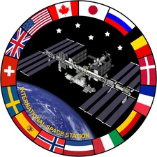 International space station sticker nasa skate cell laptop bumper vinyl decal