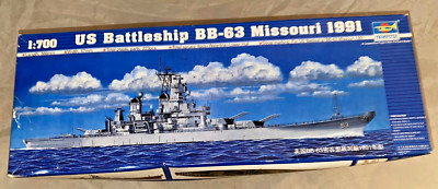 2002 TRUMPETER MODEL KIT #05705 US BATTLESHIP MISSOURI BB63 UNBUILT