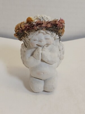 VINTAGE DREAMSICLES Cherub Angel MY PRAYER kneeling praying hands 1991
