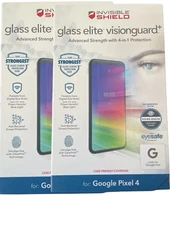 Qty 2 Invisible Shield Glass Elite Visionguard Screen Protector Google Pixel 4