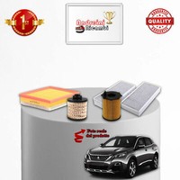 Kit Wartung 4 Filter Peugeot 3008 II 1.6 Bluehdi 73KW 100CV Ab 2016