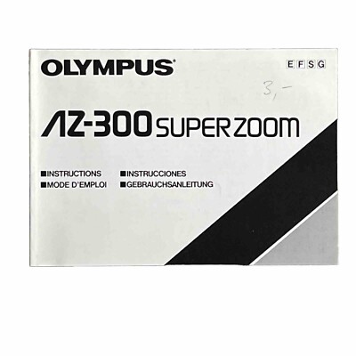 Olympus AZ-300 Super Zoom  - Anleitung von 6.88