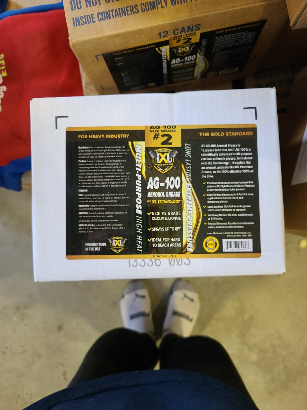 iXL AG100 Aerosol Spray Lubricant Grease Gun In A Can NLGI High Heat