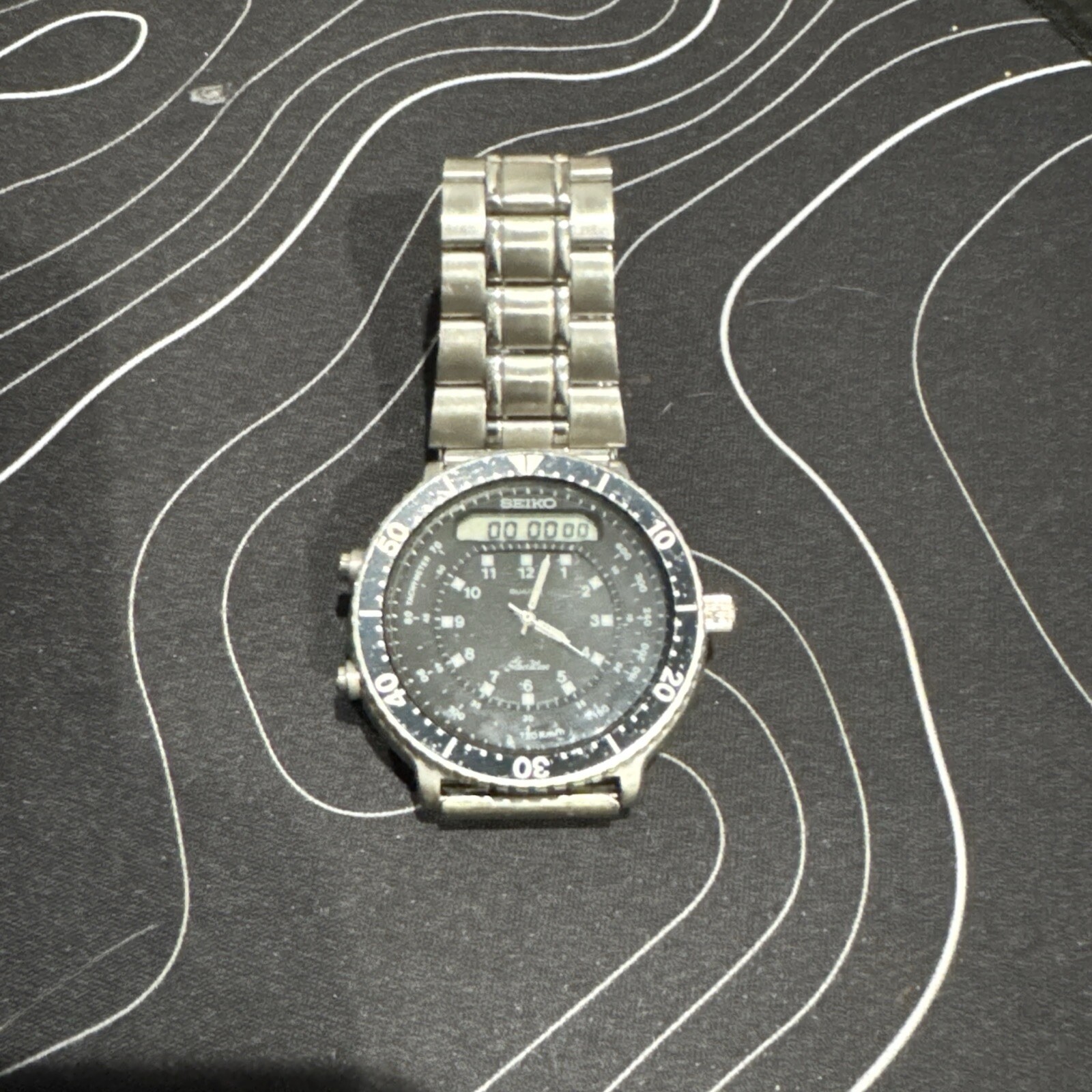 1982 Seiko Silver Wave Watch - Gem
