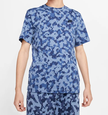 Nike Sportswear Men's Club Ocean Fog T-Shirt (DA0469-453) Sizes S/M/L/XXL  -NWT | eBay