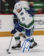 Vancouver Canucks Loui Eriksson Signed Autographed 8x10 NHL Photo COA B