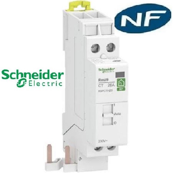 Contacteur heures creuses Schneider Resi9 XP 20A 2NO R9PCTH20 jour nuit tableau