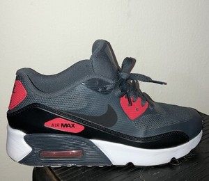 MINT NIKE AIR MAX 90 2016 RETRO SNEAKER 5Y US WOMEN 6.5 37.5 BLACK GRAY  INFRARED | eBay
