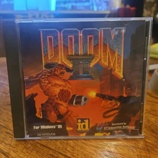 Doom II (2) PC Windows 95 id Software Game Rare GT Interactive Software