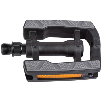 VP Components Anti-Rutschpedal Paar Pedals 9/16 schwarz mit Reflektor