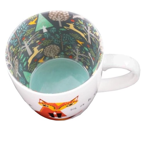 Inside Out Ceramic Mug with Gift Box Full Colour Pattern Inside - Choose Design - Picture 6 of 44