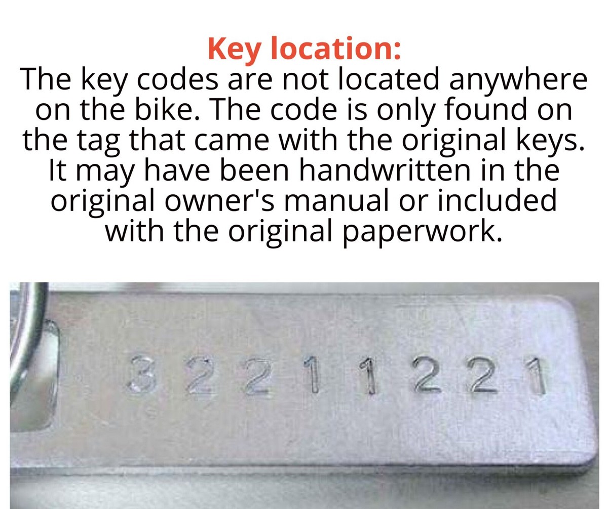Honda Motorcycle Keys 14-23 Grom 01-07 Reflex Key Cut to Code