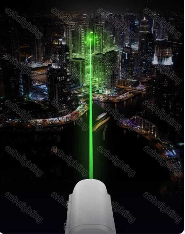 5W Outdoor Waterproof Beam Green Laser Light Landmark Roof Railway Sky Lasers - Image 4 of 4