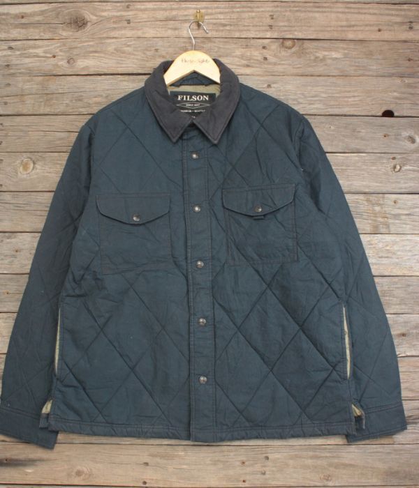 FILSON Hyder Quilted Jac Shirts Navy Size L Used | eBay FILSON Hyder Quilted Jac Shirts Navy Size L Used | eBay