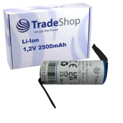 TRADE-SHOP BATERÍA 2500mAh 1.2V Ni-MH Braun Oral-B Triumph 3761 3762 4727 4729