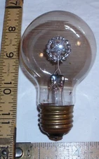 MASONIC ORDER OF THE EASTERN STAR AEROLUX GLOWING LIGHT BULB 1930s