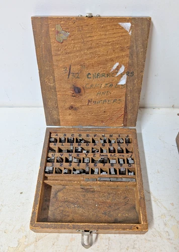 Ideal Numberall 3/32" Alphabet & Numbering Steel Stamps