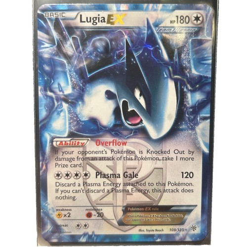 Lugia EX 108/135 Plasma Storm Ultra Rare PSA 6 Pokemon Card | eBay
