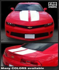 Chevrolet Camaro 2010-2015 Rally Racing Stripes Front Rear Decals Choose Color