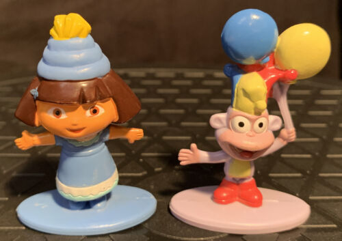 Dora the Explorer & Boots Figure Cake Toppers Toy Figures - Picture 1 of 11