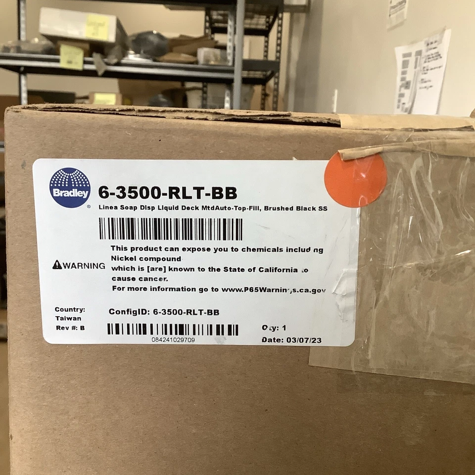 ДИСПЕНСЕР ДЛЯ МЫЛА ЧЕРНЫЙ Bradley Touchless 6-3500-RLT-BB G7 $$$ - Изображение 2 из 4