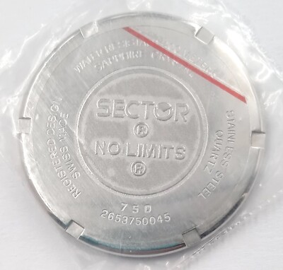 Sector No Limits 750 tapa 5240226164 for 2653750045 case back cover fondello