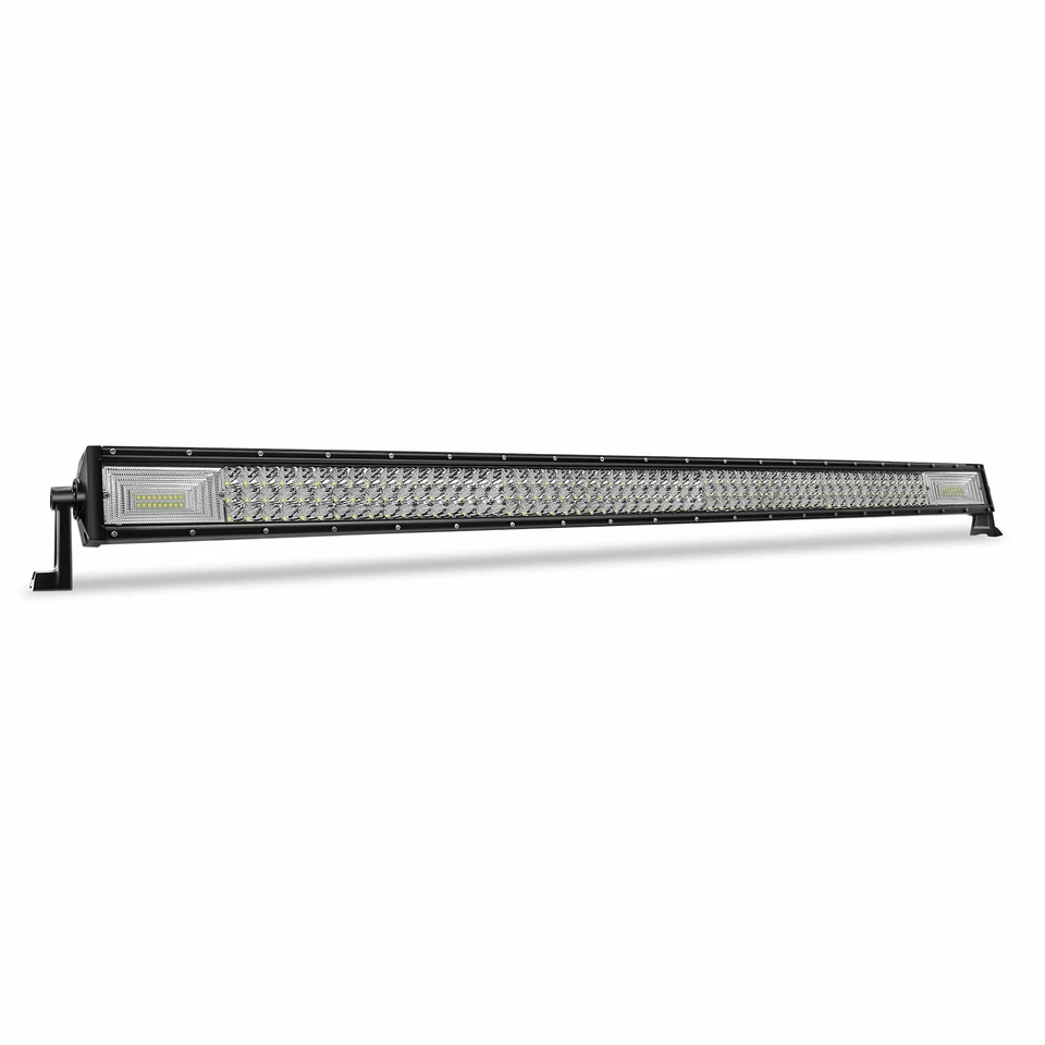 52'' inch LED Light Bar + 22'' + 4" Pods Combo Kit for Jeep Wrangler JK TJ YJ CJ - Image 2 of 4