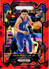 Kevin McCullar Jr 2024 Prizm Draft Picks Red Cracked Rookie Card #19