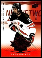 2021-22 UPPER DECK TEAM CANADA JUNIOR EXCLUSIVES /250 Guillaume Richard /250 #25