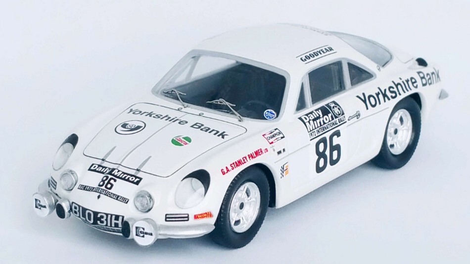 ミニカー Scala43 Trofeu 1/43 Renault Alpine A110 Model car rally scale 1:43 Trofeu ALPINE RENAULT A110 RAC
