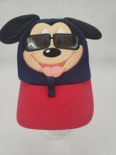 Disney Parks Mickey Baseball Hat with Sunglasses Toddler Size missing glasses 
