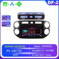 For Volkswagen Tiguan 1 2006-2016 Car Radio Carplay Stereo Player GPS Screen