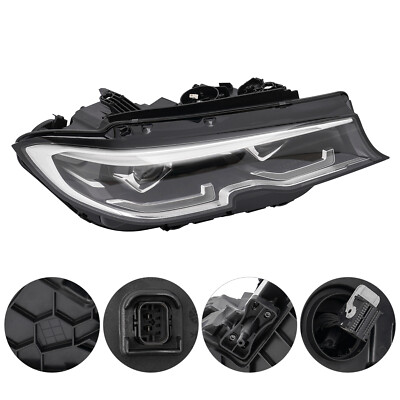 For 2019 2020 2021 BMW 3 Series G20 G21 M3 LED Right Headlight W/Daytime Running
