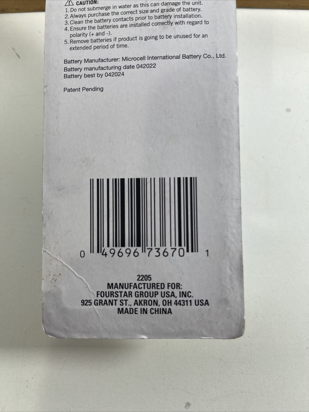 NEW SEALED Luminant Battery Powered Toothbrush Soft  Blue Trim