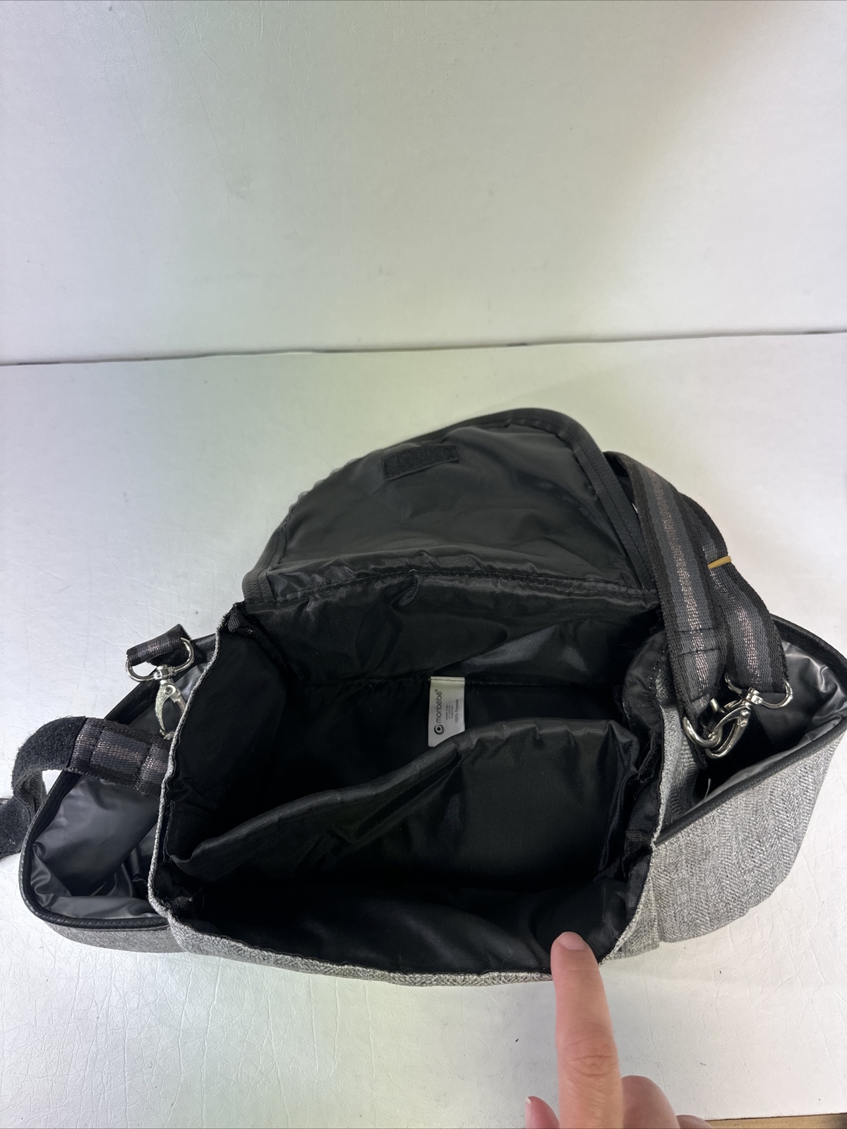 Monbebe Baby Stroller Diaper Bag Organizer W/ Cup Holder EUC