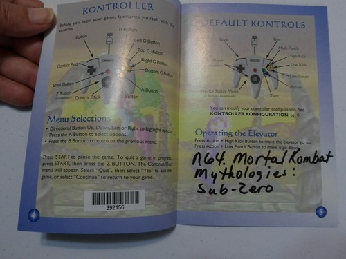 Choose: Nintendo N64 Manuals, 100% Original, Pick from List, Instruction books - Picture 26 of 70