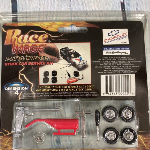 Race Image Pit Action Stock Car Service Kit #6 Zerex Diecast Car NASCAR - Sealed - Picture 8 of 9