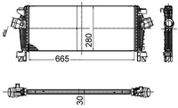 Mahle LadeluftküHler Ci 509 000S FüR Opel P10 Zafira Tourer Chevrolet Astra P12
