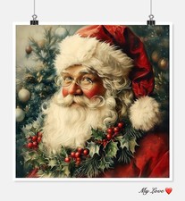 Santa Claus 69 - Counted Cross Stitch Patterns - Color BW Symbols