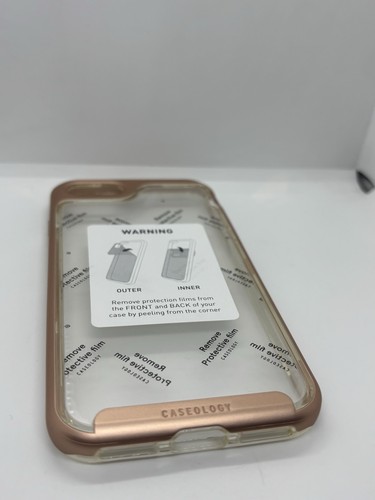 caseology skyfall shockproof case compatible with iphone se(2020)8/7 rose gold - 第 2/4 張圖片