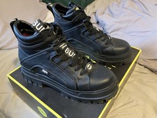 Buffalo London Aspha Faux Leather Platform Boots Men Size 11