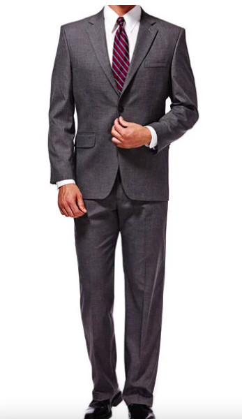 J.M. Haggar Men's Premium Stretch Pant & Jacket Suit 44 S NE