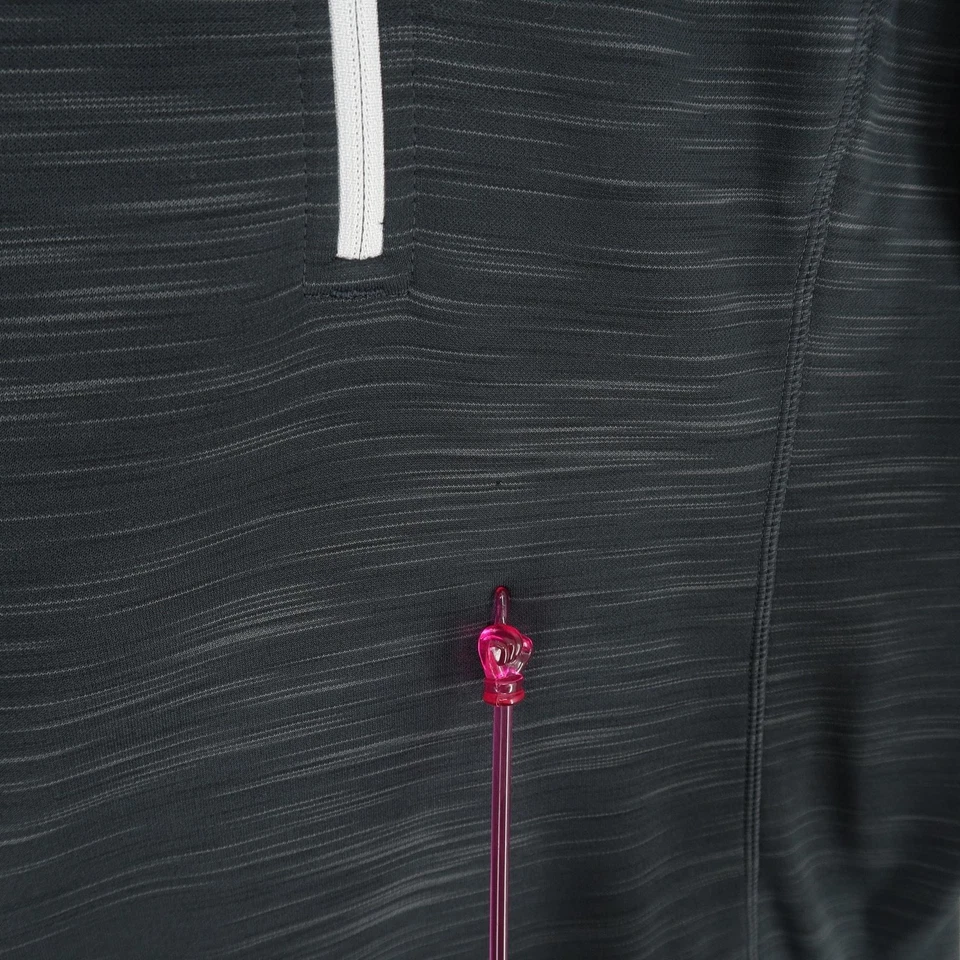 Stio Pullover Womens Medium Black Gray Half Zip Smooth Fleece Stretch Outdoor - Image 3 of 4